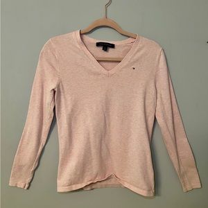 Cotton pink long sleeve. Tommy size small
